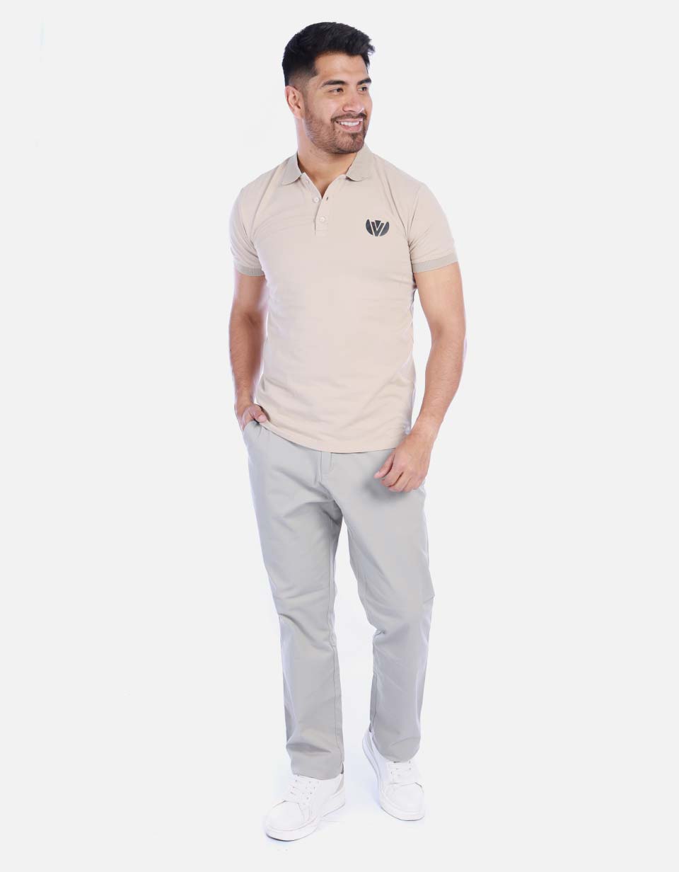 Camiseta Tipo Polo para Hombre Manga Corta