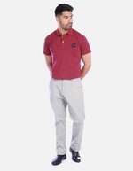 Camiseta Tipo Polo para Hombre Manga Corta