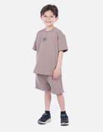 Conjunto Infantil Camiseta Oversize y Bermuda para Niño