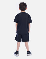 Conjunto Infantil Camiseta Manga Corta y Bermuda para Niño