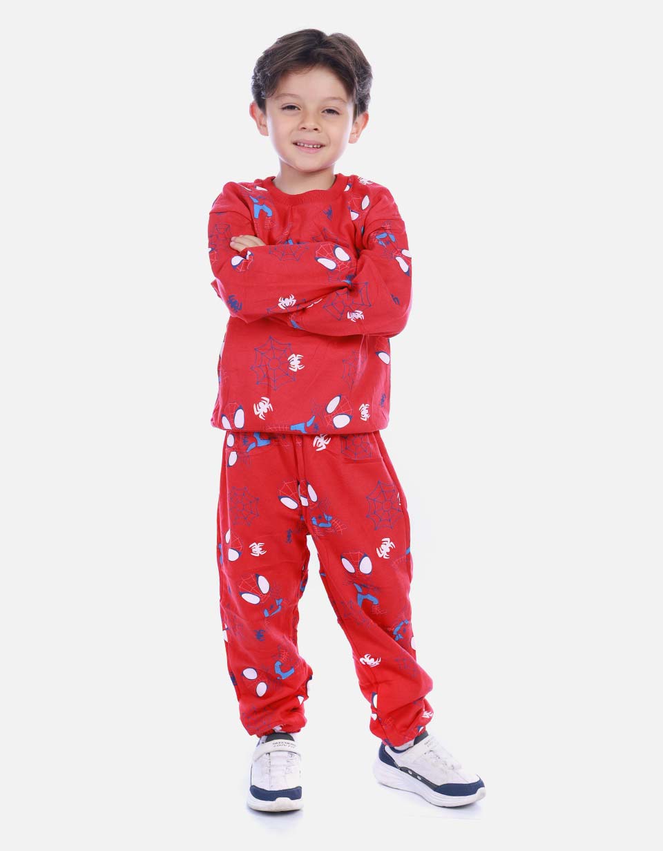 Conjunto Infantil Buso y Sudadera Araña Héroe para Niño