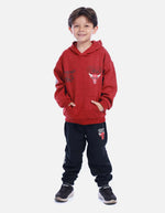 Conjunto Infantil Buso Capucha Básquet y Jogger para Niño