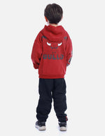 Conjunto Infantil Buso Capucha Básquet y Jogger para Niño