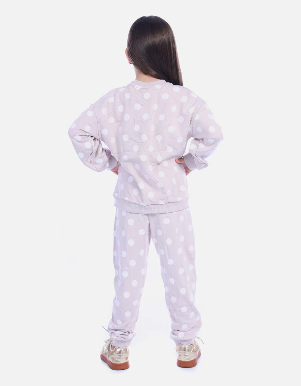 Conjunto Infantil Buso y Sudadera Ratoncita Moño para Niña