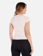 Camiseta deportiva Cuello V Manga corta