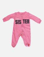 Pijama Enteriza Little Sister Fucsia para Bebé