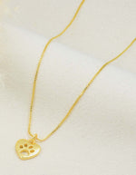 Cadena con Dije Corazón Huella