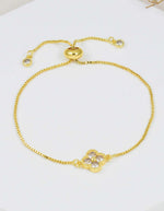 Pulsera Flor con Circonias