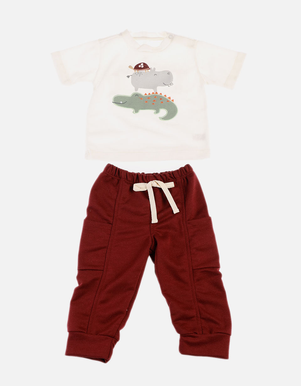 Conjunto para Bebé de Camiseta + Pantalón