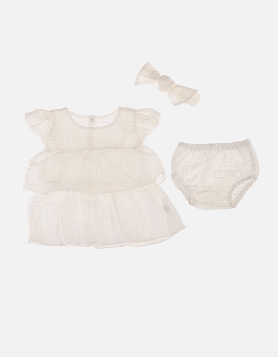 Set para Bebé de Vestido + Panti + Balaca