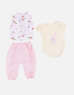 Conjunto para Bebé de Chaleco + Body + Pantalón