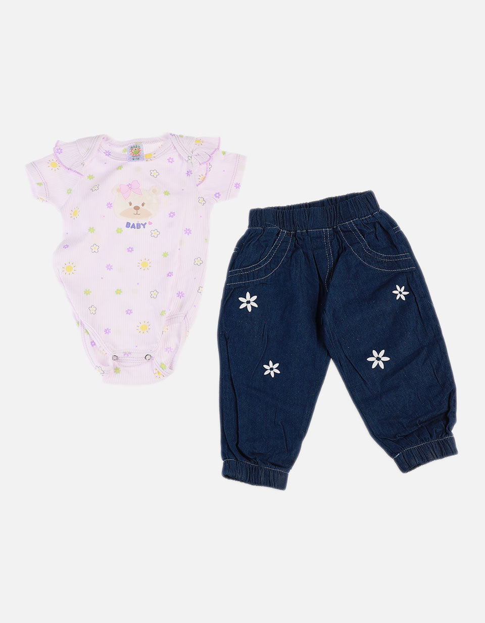 Conjunto para Bebé de Body + Pantalón