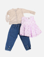 Conjunto para Bebé de Blusa + Saco + Pantalón