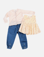 Conjunto para Bebé de Blusa + Saco + Pantalón