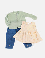 Conjunto para Bebé de Blusa + Saco + Pantalón