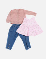 Conjunto para Bebé de Blusa + Saco + Pantalón