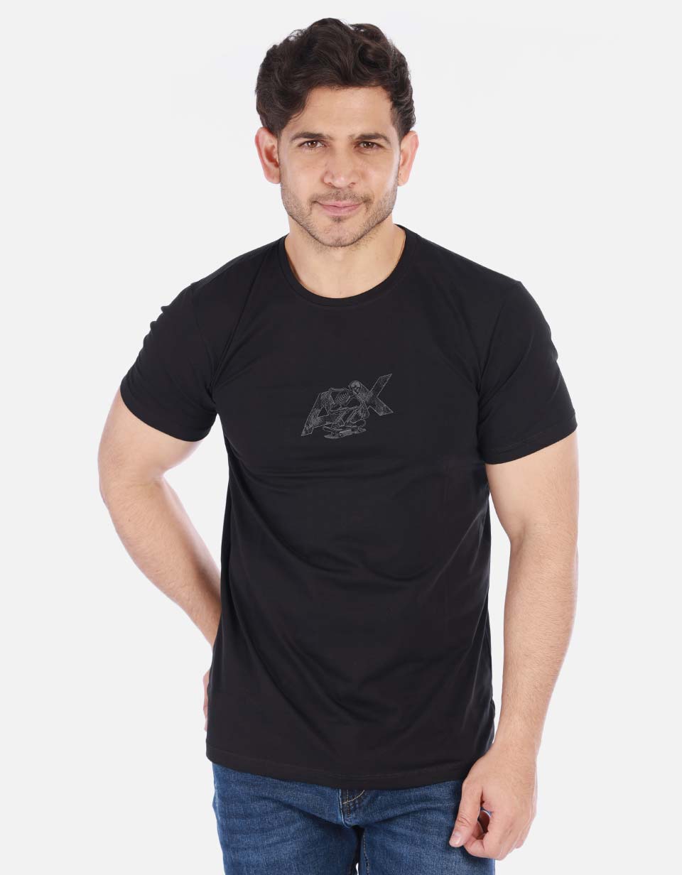 Camiseta básica estampada Hombre