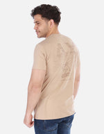 Camiseta básica estampada Hombre