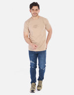 Camiseta básica estampada Hombre