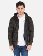 Chaqueta acolchada Camuflada Hombre