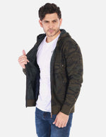 Chaqueta acolchada Camuflada Hombre