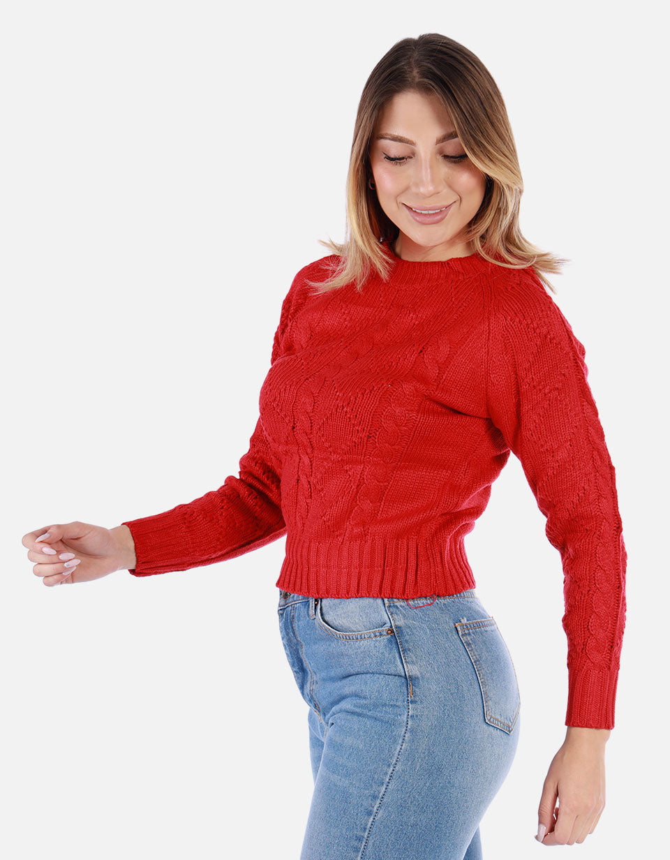 Suéter trenzado para Mujer