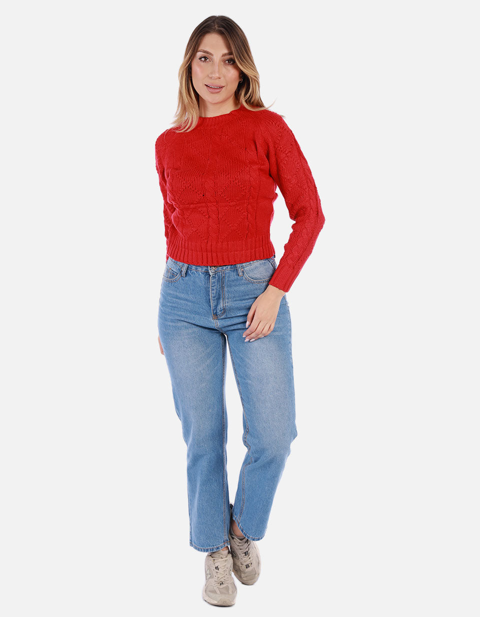 Suéter trenzado para Mujer