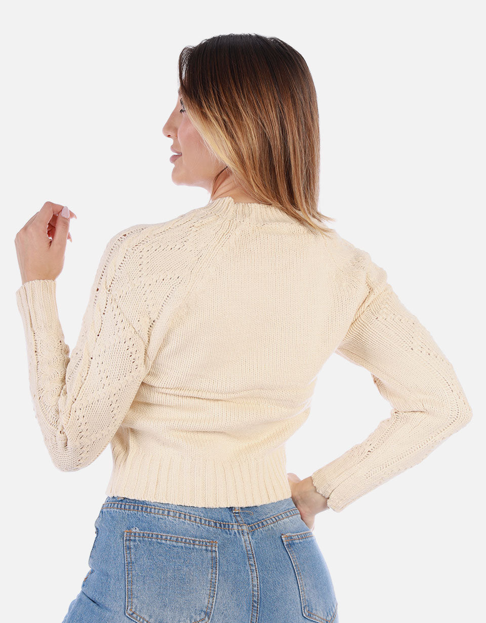 Suéter trenzado para Mujer
