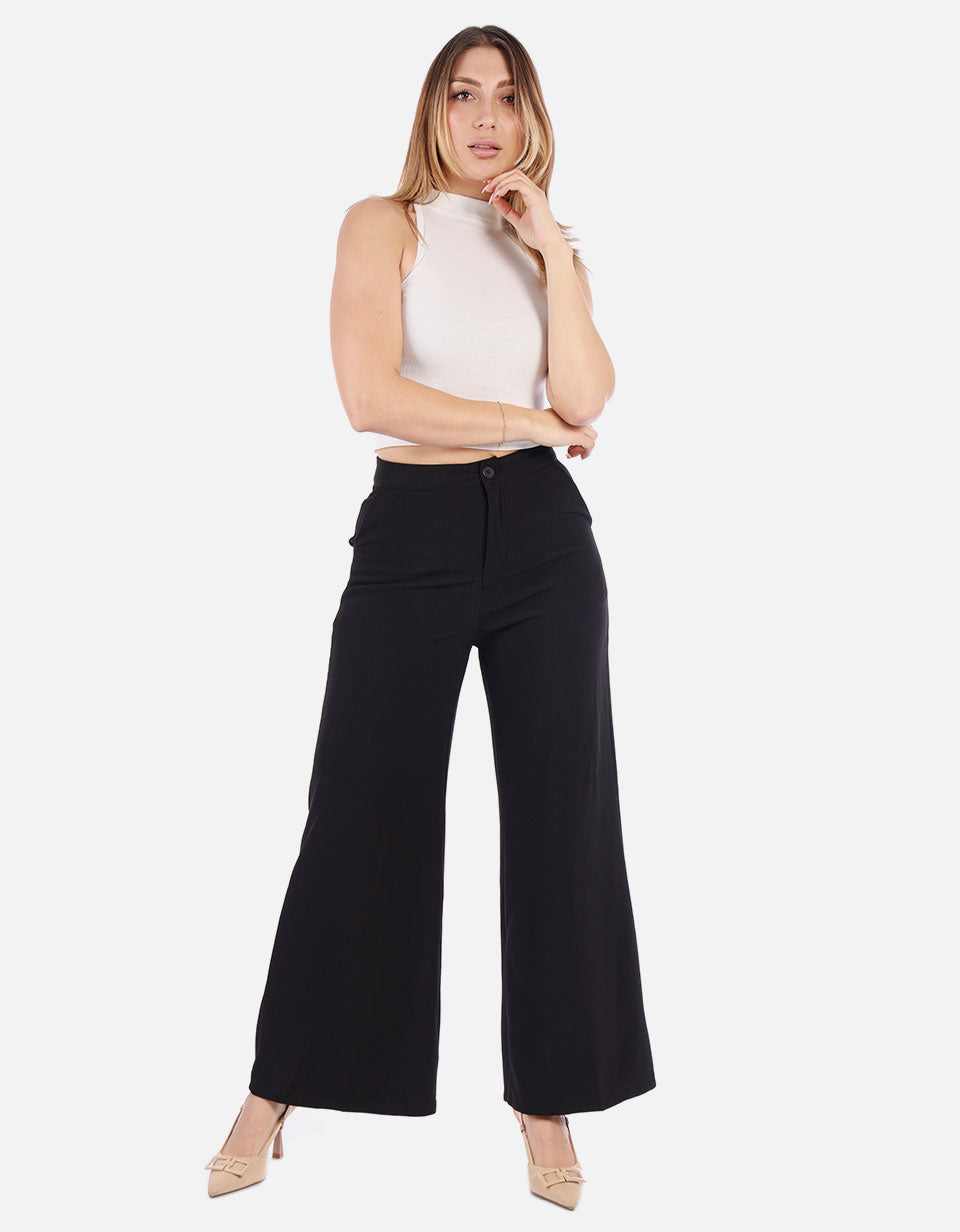 Pantalón Bota ancha verde Mujer
