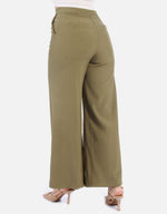 Pantalón Bota ancha verde Mujer