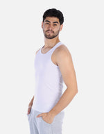 Camiseta Esqueleto blanco para Hombre acanalado