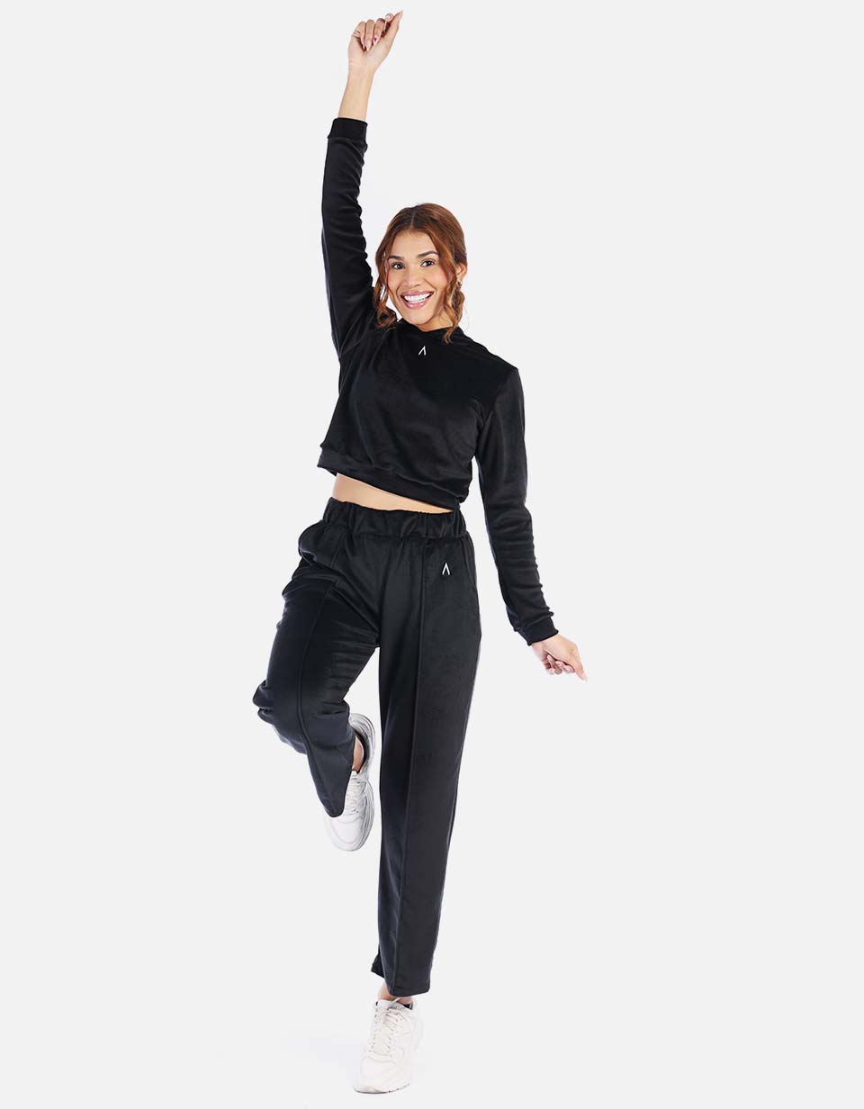 Jogger deportivo Mujer de terciopelo