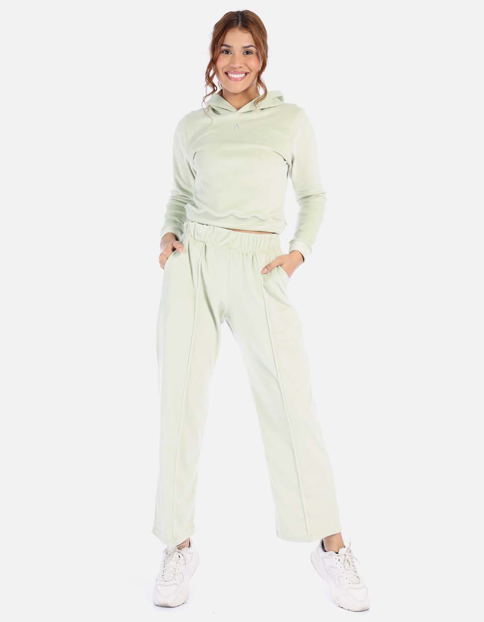 Jogger deportivo Mujer de terciopelo