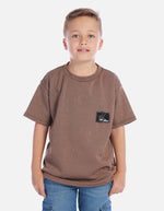 Camiseta básica niño en algodón suave