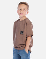 Camiseta básica niño en algodón suave