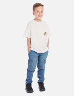 Camiseta básica niño en algodón suave