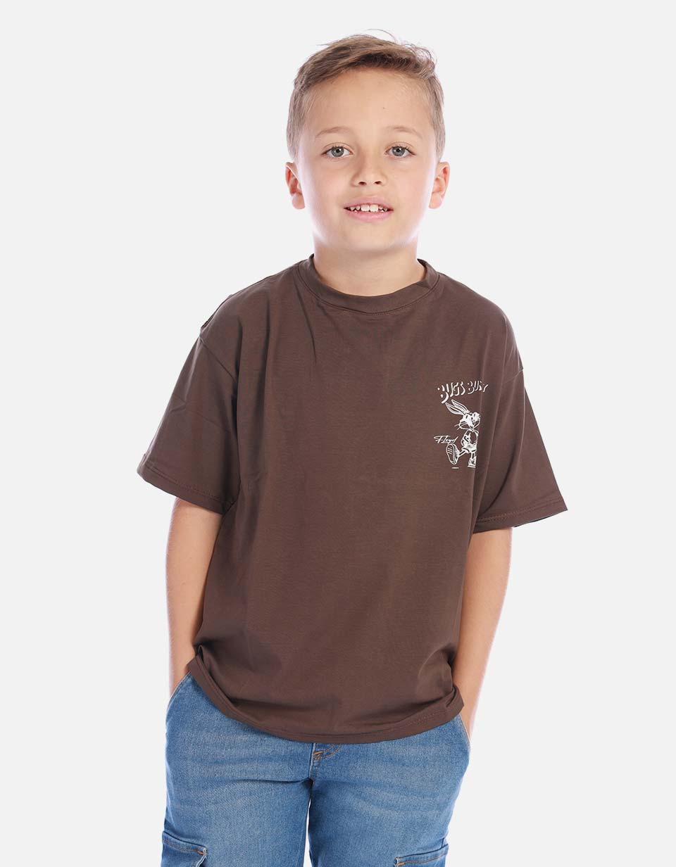 Camiseta niño con estampado divertido