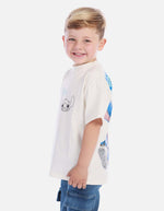 Camiseta niño con estampado de Stitch