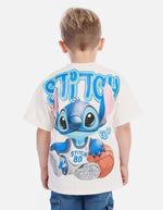 Camiseta niño con estampado de Stitch