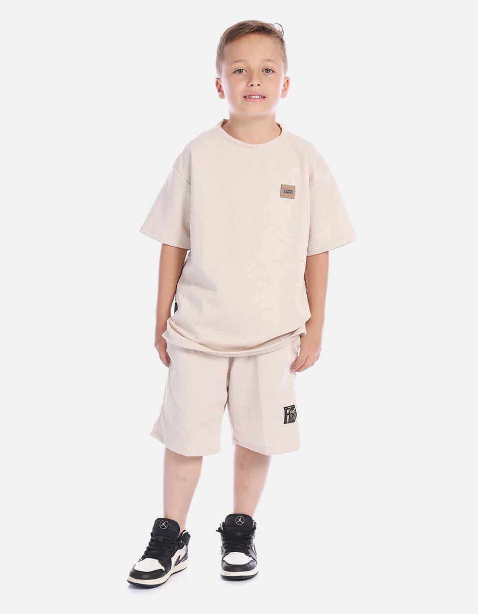 Conjunto niño camiseta y short casual