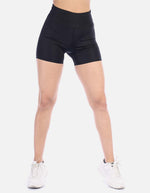 Short negro deportivo Mujer control abdomen