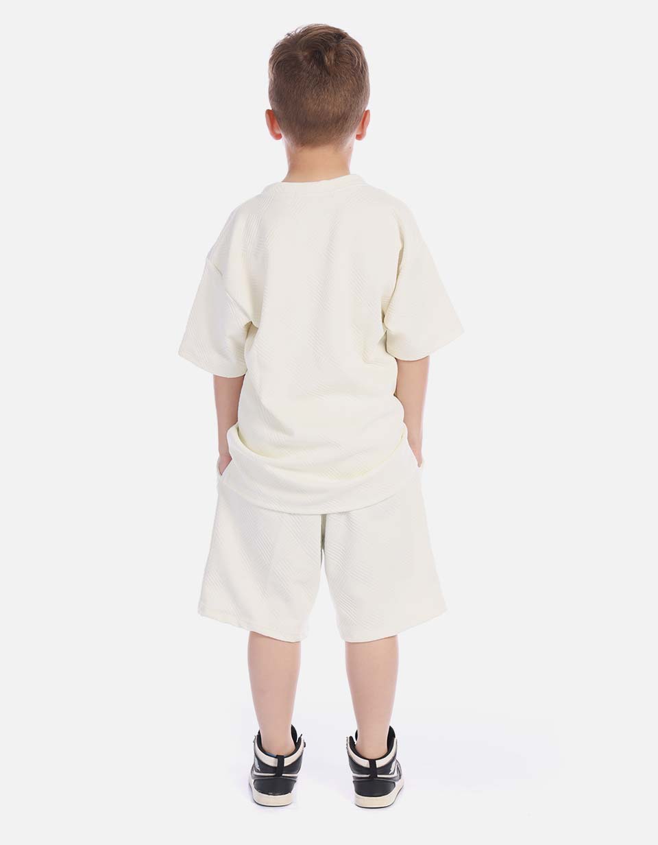 Conjunto niño camiseta y short casual