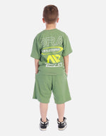 Conjunto niño camiseta y short deportivo