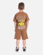 Conjunto niño camiseta y short deportivo