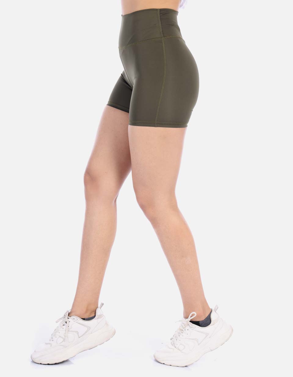 Short negro deportivo Mujer control abdomen