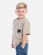 Camiseta básica niño en algodón suave