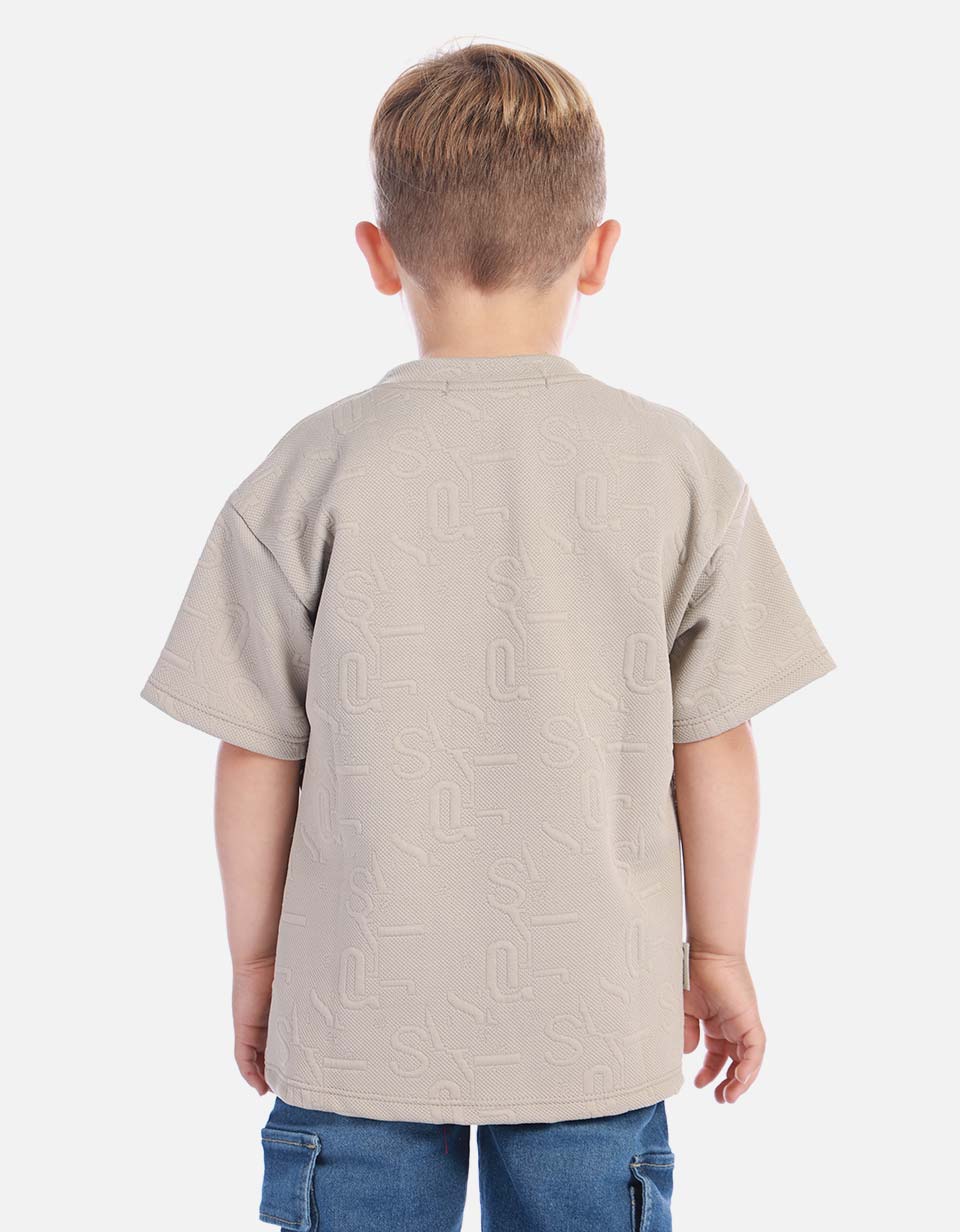 Camiseta básica niño en algodón suave
