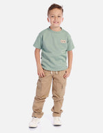 Pantalón niño casual con bolsillos cargo