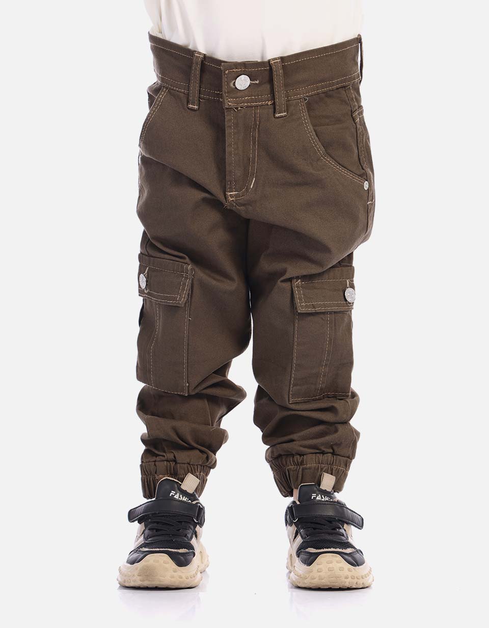 Jogger cargo niño con cordón ajustable