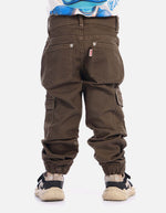 Jogger cargo niño con cordón ajustable